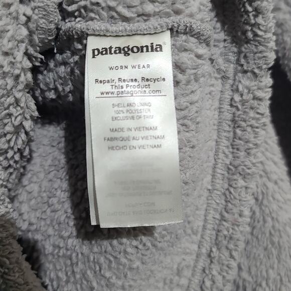 Patagonia Gray1/4-Zip Fleece Pullover Los Gatos Size Large - Picture 7 of 8